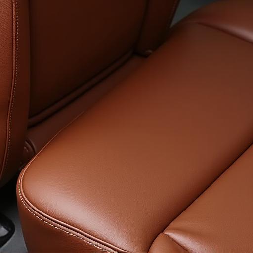 Before and after of leather seat deep cleaning - After